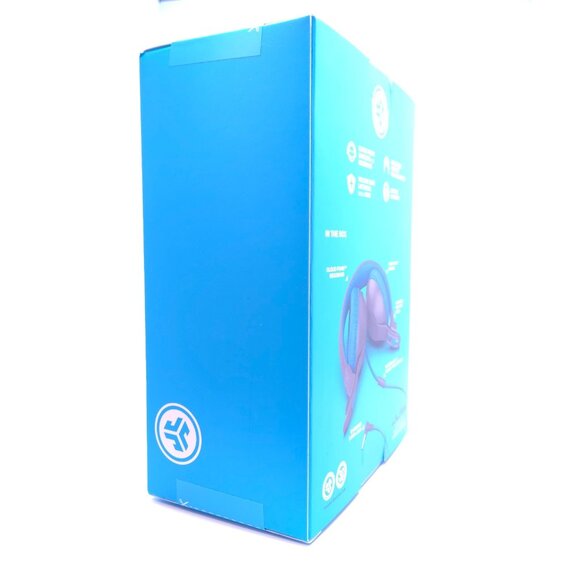 JLAB JBuddies Studio 2 On-Ear Folding Kids Headphones Grey/Blue - New Sealed - Picture 6 of 8